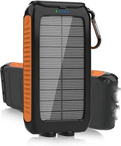 Solar Charger Power Bank 49800Mah - Portable Fast Charging Power Bank with Type- - Picture 1 of 12