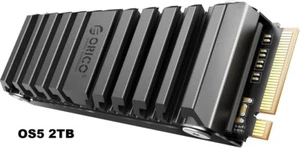 ORICO OS5 2TB M.2 SSD with Heatsink, Internal SSD PCIe 4.0 NVMe for PS5, 7,450MB - Photo 1/5