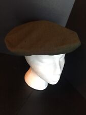B2) US Military Garrison Wool Beret Cap Hat Military Vintage Sz 7 1/4