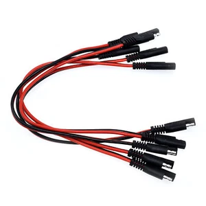 5pcs Flat 2 Pin Way Trailer Wiring Quick Connect Disconnect 12 Gauge Harness - Picture 1 of 7