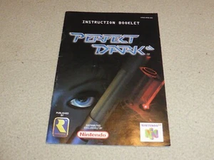 NINTENDO 64 N64 PERFEKTE DUNKLE BEDIENUNGSANLEITUNG NUR HANDBUCH - Bild 1 von 3