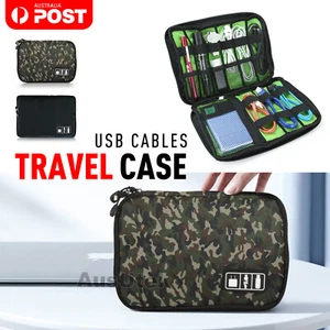 Electronic Accessories Storage USB Cable Organizer Bag Case Charger Travel Pouch - Picture 1 of 9