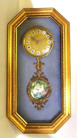 Neo-Classic French Empire Hollywood Regency Wall Clock Cover