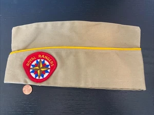 De Colección Royal Rangers Garrison Sombrero Juvenil Mediano Caqui Parche Bordado Uniforme Años 80 - Imagen 1 de 5