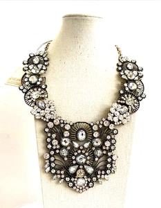 Nuevo Eye Candy Los Angeles "Manhattan" Blingy Brillante Cristal Estrás Collar - Imagen 1 de 6