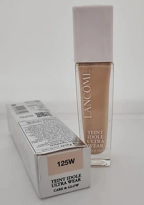 Lancome Teint Idole Ultra Wear Care & Glow Foundation 125W ~ SPF 27 ~ NEW IN BOX - Image 1 of 3
