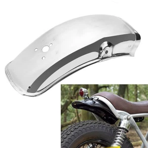 Motor Rear Fender Mudguard Stainless Steel Chrome For Suzuki GN125/GN250 US - Picture 1 of 8