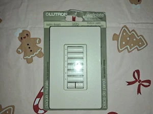 Nuova piastra da parete Lutron SC-1-ES Claro satinata senza viti 1 banda in guscio d'uovo con pulsante - Foto 1 di 1