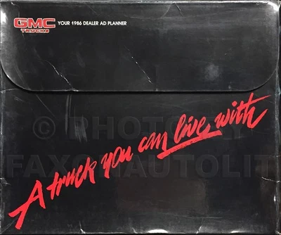 1986 GMC Venditore Pubblicità Agenda - Ad Slicks Radio TV - Immagine 1 di 2