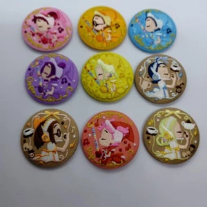 Ojamajo Doremi Embroidered Can Badge Set Of 9 Types - Picture 1 of 7