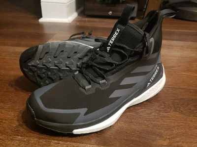 Size 9.5 Adidas Womens Terrex Free Hiker 2 Hiking Gore-Tex Black White HP7492 - Image 1 of 4