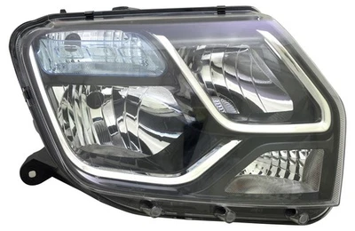 Scheinwerfer rechts für Dacia Duster H79 ab 2013- FRL TFL H1 H7 Halogen Schwarz - Bild 1 von 4