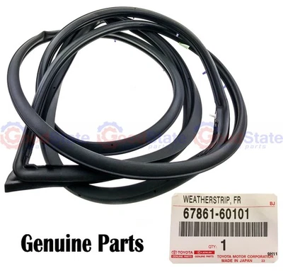 Genuine Toyota LandCruiser 100 Series UZJ HDJ Front Right RH Door Rubber Seal - Image 1 of 2