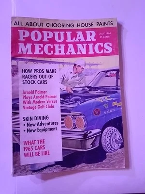 Popular Mechanics Magazine Vintage July 1964 - Image 1 of 3