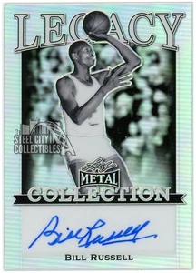 Bill Russell 2022 Leaf Metal Legacy Silver Autograph #LCA-BR5 10/15 - Picture 1 of 2