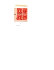 US scott # j80 postage due vf mnhog plate block of 4 1 cent - Picture 1 of 2