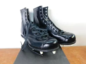Vintage Magnus Fußballschuhe/Stollen Größe 5 schwarz J.B. Sportschuh Co. - Bild 1 von 8