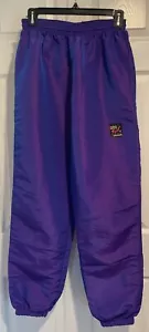 Vintage Surf Style Windbreaker Hose lila schillernd Medium USA - Bild 1 von 7