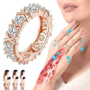 Magnetic Zircon Shaping Cross Full Moissanite Diamond Ring Shaping Rings Gift US