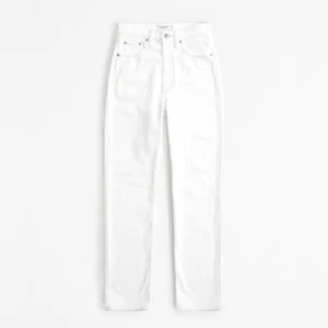 Neu mit Etikett Abercrombie & Fitch Simone High Rise Ankle Jeans weiß Größe 32 - Bild 1 von 8
