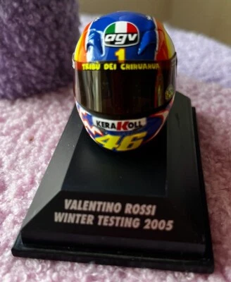 Minichamps 1/8 Scale 397 050099 - AGV Helmet Winter Testing 2005 V. Rossi - Image 1 of 4