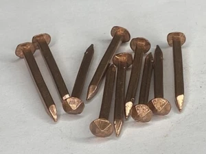 1" 25mm Rosehead Nails Copper Traditional 25 50 100 250 restoration brads boat - Picture 1 of 24