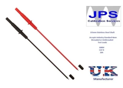 JPS CALIBRATION SERVICES LTD Really Extra Long Multimeter Test Probe Long Thin Electrical Probes