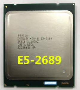 Intel Xeon E5-2689 CPU 8-Core 20M 2.60Ghz 8GT/s SR0L6 LGA2011 Processor - Picture 1 of 2