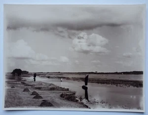 Fotografie Vintage Landschaft Rudolf Stickelmann Worpswede Teufelsmoor um 1925 - Picture 1 of 9