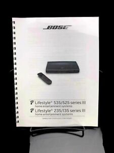 Bose Lifestyle 135 235 525 535 Series III Entertainment Owners User Manual