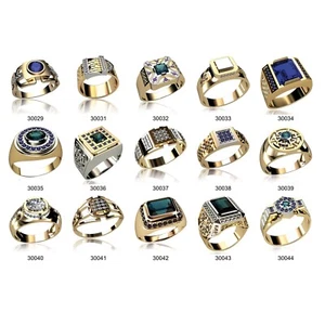 Set 15 Teile WACHSMUSTER für Wachsausschmelzguss Silber oder Gold Schmuck_m5 - Bild 1 von 3