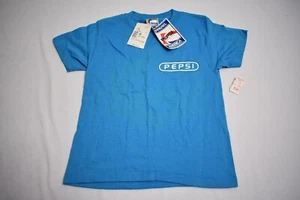 VTG Pepsi Youth T Shirt Size Medium Double Sided Advertising NWT - Picture 1 of 12