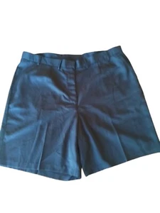 Edwards women's shorts flat front size 20W Navy Blue work uniform - Picture 1 of 8