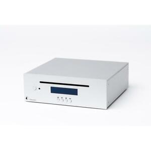 Pro-Ject CD Box DS2T CD-Player silber Slot-IN CD Audio CD-R CD-RW Hybrid-SACD