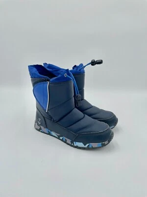 LANDS END KIDS Botas de Nieve Juveniles 3 AZUL AISLADO INVIERNO  Foto 1 de 4