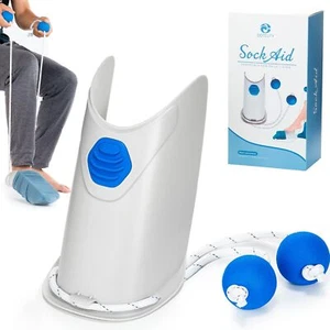 Sock Aid - Socks Helper with Adjustable Cords, Easy on Tool with... - Picture 1 of 7
