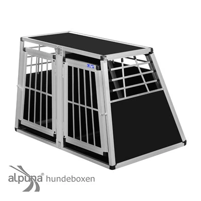 N30 Hundetransportb​ox Doppelbox Aluminium Transportbox Hundebox Hunde Alubox - Bild 1 von 4