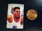 Milt Campbell USA Athlete Track and Field Gold Medal Olympic Guyana Stamp