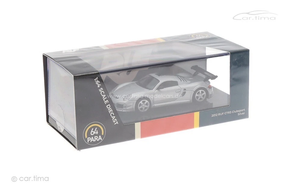 Ruf CTR3 Clubsport 2012 Argento Paragon 1:64 PA-55382LHD - Immagine 1 di 1