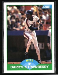 Darryl Strawberry 1989 Score #10  Baseball Card