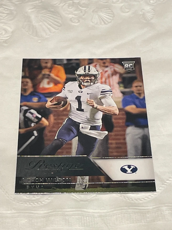 Zach Wilson 2021 Panini Chronicles Draft Picks Prestige RC #82 Jets - Image 1 of 1