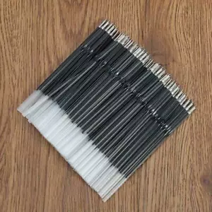 100 Stck. 0,7 mm Blaue Tinte Einziehbarer Stift Minen Kugelschreiber Mine Schreibpapier - Bild 1 von 8