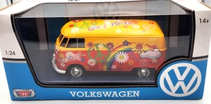 1966 Volkswagen Flower Power 1:24 Scale Diecast Collection Motor Max - Picture 1 of 4