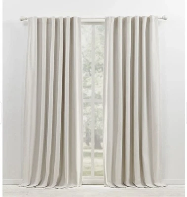 Ralph Lauren Sallie Panel 54x84 Copo de Nieve Blackout Cortina Pestaña Varilla Bolsillo Nuevo Foto 1 de 4
