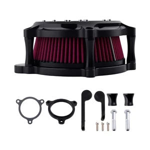 Sistema de filtro de aire de motocicleta para Harley Softail Street Glide 18 Billet aluminio - Imagen 1 de 16