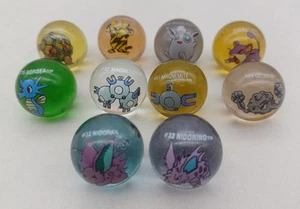 Lot of 10 Vintage Pokemon Collector Marbles - Read Description for Specifics - Picture 1 of 6