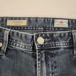 AG Adriano Goldschmied Mens Jeans The Graduate Blue Tapered Pants 36x32 - Picture 1 of 7