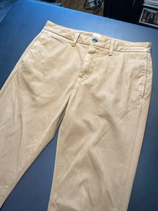 Pantalones Hiroshi Kato Para Hombre 32x30 Marrón El Hacha Delgados Chinos Elastizados WOW - Imagen 1 de 15