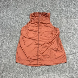 Canotta Athleta Levitate donna media arancione con cappuccio leggera ripstop escursionismo top - Foto 1 di 16
