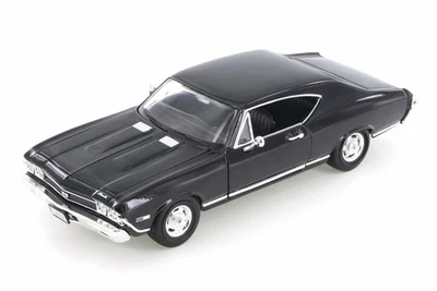 Chevy Chevelle SS 396 1968 Welly 29397WBK coche fundido a presión 1/24 Foto 1 de 4